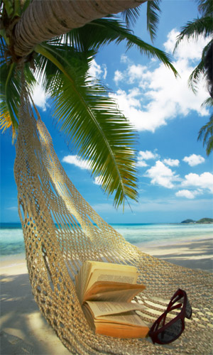 sand, shade, and a good book